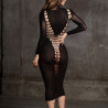 Shade by Le Désir Robe Longue à Col Roulé CarmeNoir